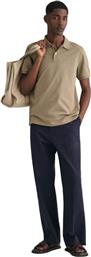 Αντρική Μπλούζα Gant Shield Pique Ss Polo Shirt 2210/203 Λαδί Μπεζ από το Favela