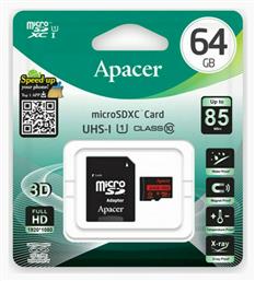 Apacer R85 microSDXC 64GB Class 10 U1 UHS-I