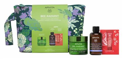 Apivita Bee Radiant Σετ Περιποίησης με Κρέμα Προσώπου για Κανονικές/Μικτές Επιδερμίδες