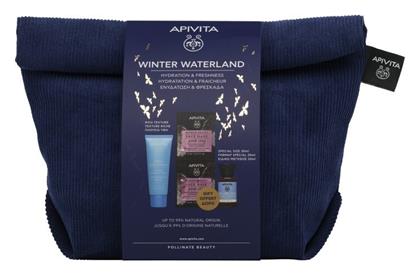 Apivita Winter Waterland (Rich Texture) Σετ Περιποίησης για Ενυδάτωση με Μάσκα Προσώπου 40ml