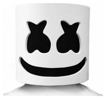 Αποκριάτικη Μάσκα Προσώπου Latex Marshmello