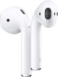 Apple AirPods (2nd generation) Earbud Bluetooth Handsfree Ακουστικά με Θήκη Φόρτισης Λευκά από το e-shop