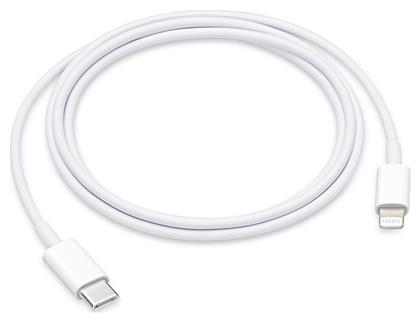 Apple USB-C to Lightning Cable Λευκό 1m (MX0K2ZM/A)