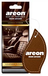 Areon Αρωματική Καρτέλα Κρεμαστή Αυτοκινήτου Mon Leather Interior