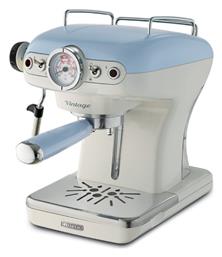 Ariete 1389/15 Vintage Μηχανή Espresso 900W Πίεσης 15bar Light Blue