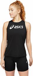 ASICS Core Αμάνικη Γυναικεία Αθλητική Μπλούζα Μαύρη από το Plus4u