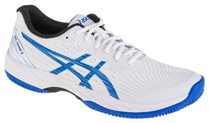 ASICS Gel-Game 9 Ανδρικά Παπούτσια Τένις για Χωμάτινα Γήπεδα Λευκά