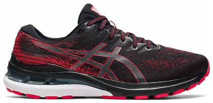 ASICS Gel-Kayano 28 Ανδρικά Αθλητικά Παπούτσια Running Black / Electric Red