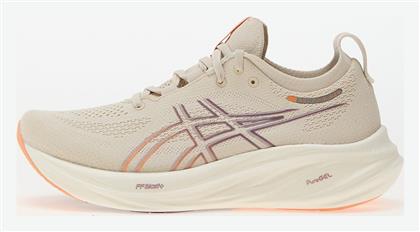 ASICS Γυναικεία Αθλητικά Παπούτσια Running Oatmeal / Faded Orange από το Epapoutsia