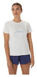 ASICS Γυναικείο Αθλητικό T-shirt Λευκό από το Modivo