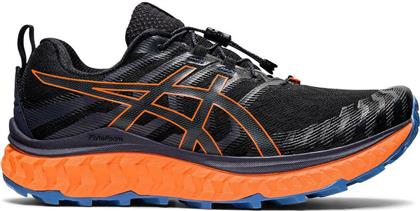 ASICS Trabuco Max Ανδρικά Αθλητικά Παπούτσια Trail Running Black / Shocking Orange από το MybrandShoes