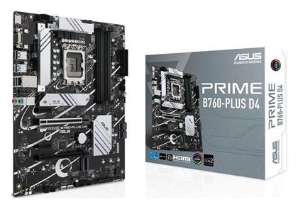 Asus Prime B760-Plus D4 Motherboard ATX με Intel 1700 Socket