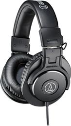 Audio Technica ATH-M30x Ενσύρματα Over Ear Studio Ακουστικά Μαύρα από το Public