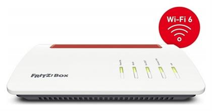 AVM FRITZ!Box 7590 AX v2 VDSL2 Ασύρματο Modem Router Wi‑Fi 6 με 4 Θύρες Gigabit Ethernet