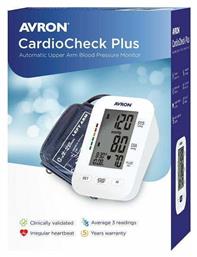 Avron Cardiocheck Plus Ψηφιακό Πιεσόμετρο Μπράτσου με ανίχνευση Αρρυθμίας από το Plus4u