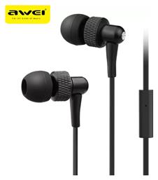 Awei ES-390i In-ear Handsfree με Βύσμα 3.5mm Μαύρο