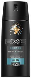 Axe Collision Leather & Cookies All Day Fresh Deodorant & Bodyspray 150ml από το Pharm24