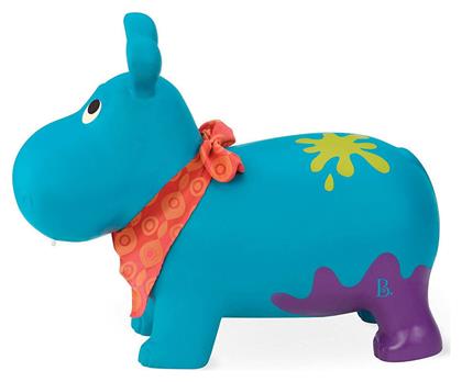 B.Toys Χοπ Χοπ Ιπποπόταμος Bouncy Boing Hippo για 1+ έτους Τιρκουάζ από το Moustakas Toys