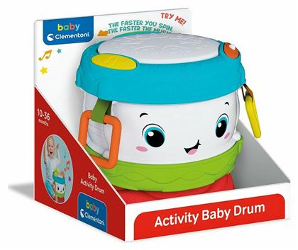 Baby Clementoni Activity Baby Drum με Μουσική για 10+ Μηνών