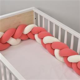 Baby Oliver Πάντα Πλεξούδα Design 799 Ecru/Coral 18x200cm από το Spitishop