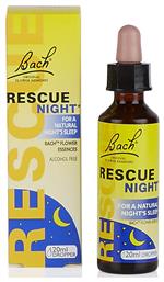 Bach Rescue Night Ανθοΐαμα σε Σταγόνες για Χαλάρωση 10ml