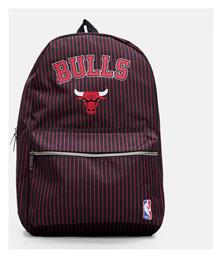 Back Me Up NBA Chicago Bulls Τσάντα Πλάτης Γυμνασίου - Λυκείου Μαύρη 25lt 338-27033