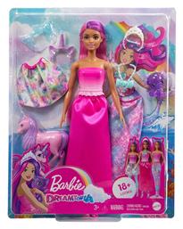 Barbie Κούκλα Dreamtopia Παραμυθένια Εμφάνιση για 3+ Ετών