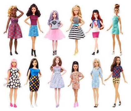 Barbie Κούκλα Fashionistas για 3+ Ετών 30εκ. (Διάφορα Σχέδια) 1τμχ