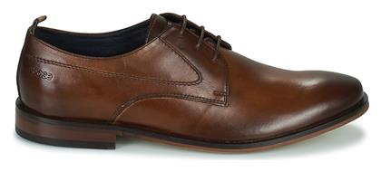 Base London Gates Δερμάτινα Ανδρικά Oxfords Καφέ