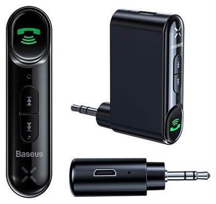 Baseus Bluetooth Αυτοκινήτου για το Ηχοσύστημα (AUX / Audio Receiver / με USB θύρα Φόρτισης)