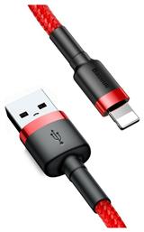 Baseus Braided USB to Lightning Cable Κόκκινο 2m (CALKLF-C09)