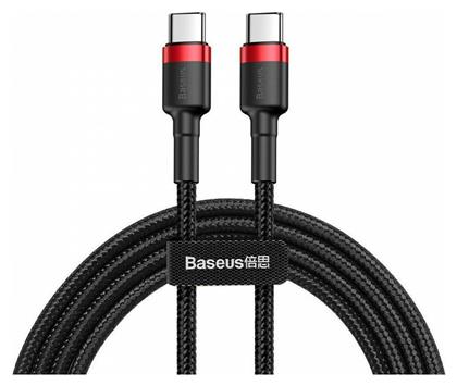 Baseus Cafule Braided USB 2.0 Cable USB-C male - USB-C male Μαύρο 2m (CATKLF-H91)