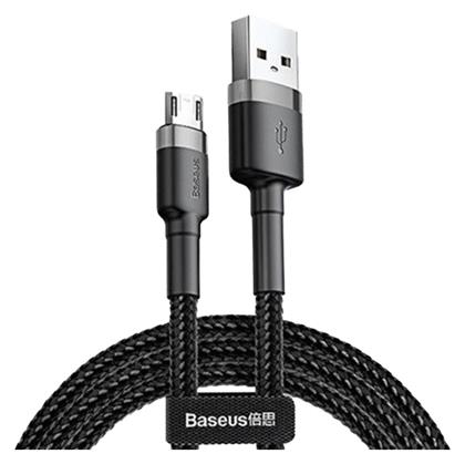 Baseus Cafule Braided USB 2.0 to micro USB Cable Γκρι 1m (CAMKLF-BG1)