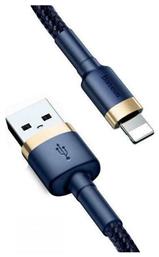 Baseus Cafule Braided USB to Lightning Cable Μπλε 2m (CALKLF-CV3)