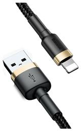 Baseus Cafule Braided USB to Lightning Cable Χρυσό 3m (CALKLF-RV1)