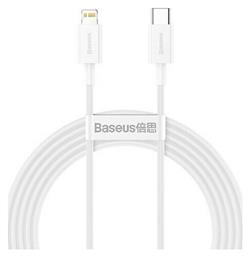 Baseus Superior USB-C to Lightning Cable 20W Λευκό 2m (CATLYS-C02)