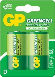 ΜΠΑΤΑΡΙΑ GP ZINC CARBON GP R20 13G-U2 GREENCELL 2PCS