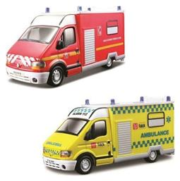 Bburago Emergency Forge Renault Master 1:50 (2 Σχέδια)