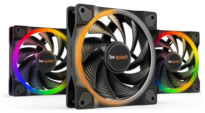 Be Quiet Light Wings High Speed Case Fan 120mm με ARGB Φωτισμό και Σύνδεση 4-Pin PWM 3τμχ