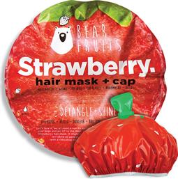 Bear Fruits Strawberry Μάσκα Μαλλιών & 1 Cap για Επανόρθωση 20ml από το Pharm24