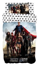 Beauty Home Justice League Σετ Σεντόνια Μονά 165x250cm 3τμχ