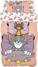 Beauty Home Tom and Jerry Σετ Σεντόνια Μονά από Βαμβάκι & Πολυεστέρα 165x250cm 3τμχ από το MyCasa