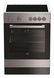 Beko FSM 67010 GX Κουζίνα 65lt με Κεραμικές Εστίες Π60εκ. Inox