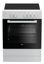 Beko FSM67011GW Κουζίνα 72lt με Κεραμικές Εστίες Π60εκ. Λευκή