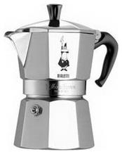 Bialetti Moka Express Μπρίκι Espresso 1cups Ασημί