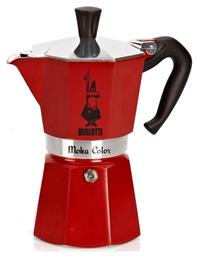 Bialetti Moka Express Μπρίκι Espresso 3cups Κόκκινο από το e-shop