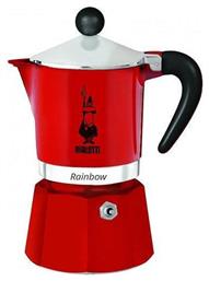 Bialetti Rainbow Μπρίκι Espresso 3cups Κόκκινο από το e-shop