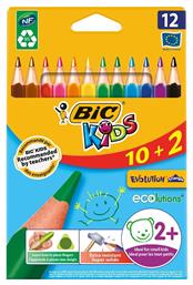 Bic Kids Evolution Triangle Σετ Ξυλομπογιές 12τμχ από το Moustakas Toys