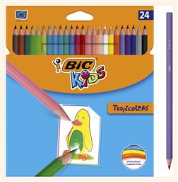 Bic Ξυλομπογιές Kids Tropicolors Σετ Ξυλομπογιές 24τμχ από το Moustakas Toys