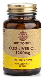 Bio Tonics Cod Liver Oil Μουρουνέλαιο 1200mg 40 φυτικές κάψουλες από το Pharm24